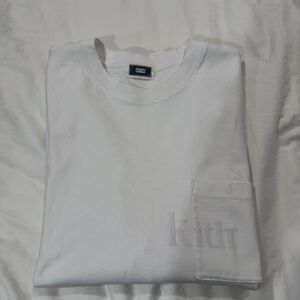 Kith white Quinn Long Sleeve Tee